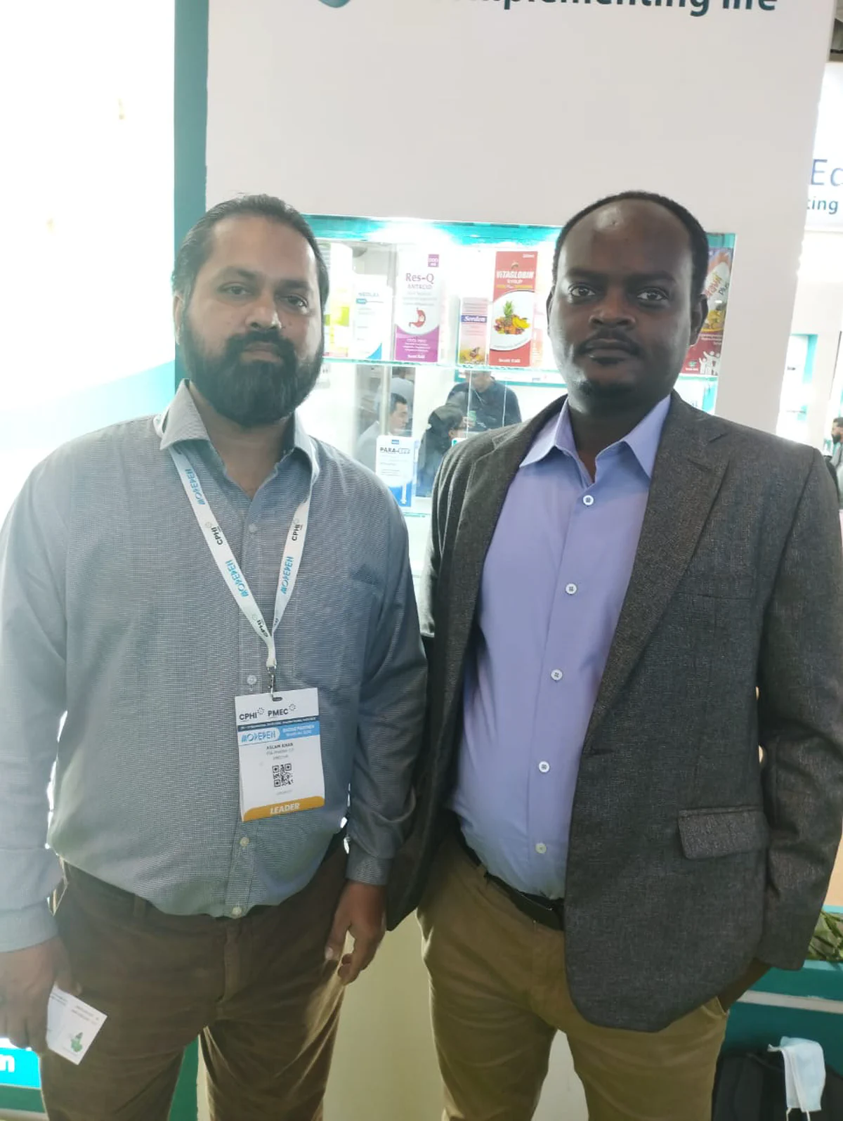 Aslam Khan with a client delegation at IPHEX 2025