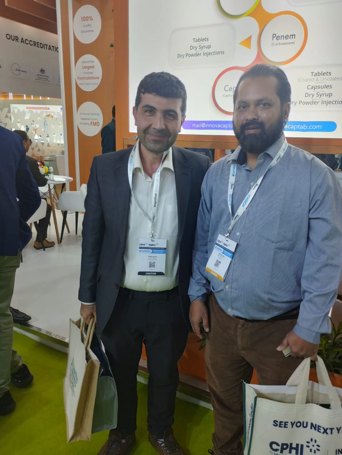 Networking at the IPHEX 2025 exhibition floor